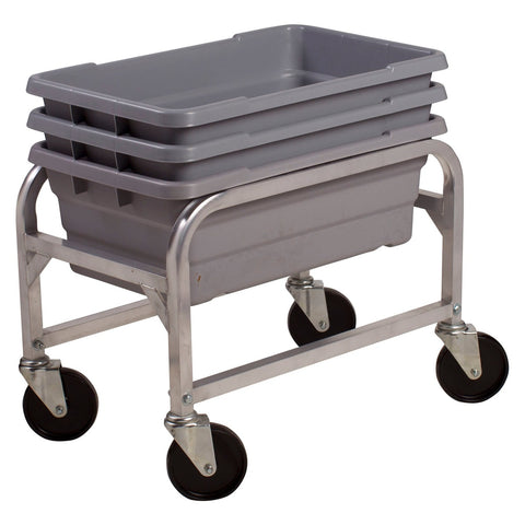 Winco ALBC-1 Aluminum Lug Box Cart