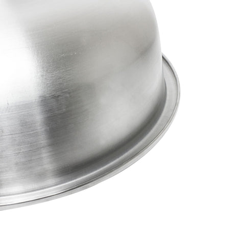 Thunder Group ALBS005 25" Round Aluminum Wide Rim Basin, 46.96 Qt.