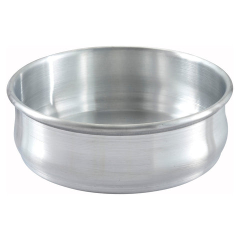Winco ALDP-48 Stackable Aluminum Dough Proofing Pan, 48 oz