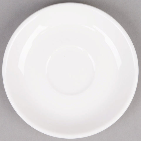 Tuxton China ALE-050 Alaska 5" Bright White China Demitasse Saucer
