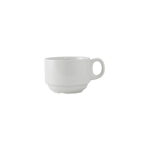 Tuxton China ALF-0703 7 oz Alaska/Colorado Series Stackable China Cup