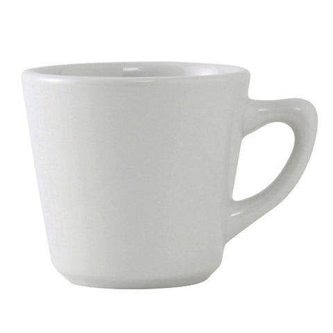 Tuxton China ALF-075 7.5 oz Alaska/Colorado Bright White Tall China Cup