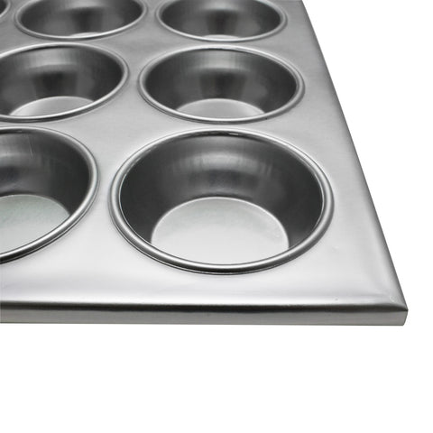 Thunder Group ALKMP012 12-Cup Aluminum Muffin / Cupcake Pan