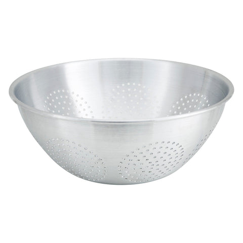 Winco ALO-16 16-Quart Tapered Aluminum Colander