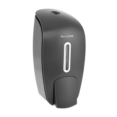 Alpine Industries ALP425-GRY Surface Mounted Manual Soap & Hand Sanitizer Dispenser, Gray