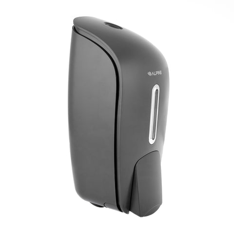 Alpine Industries ALP425-GRY Surface Mounted Manual Soap & Hand Sanitizer Dispenser, Gray