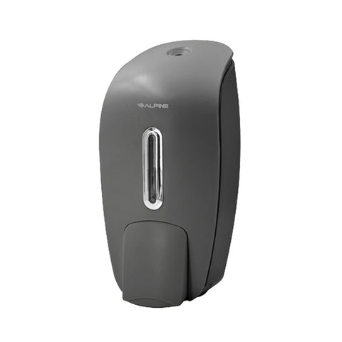 Alpine Industries ALP425-WHI Manual Wall-Mount Soap and Hand Sanitizer Dispenser, White