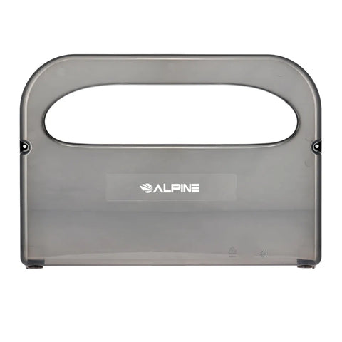 Alpine Industries ALP453 Toilet Seat Cover Dispenser, Black Polymer Wall-Mount