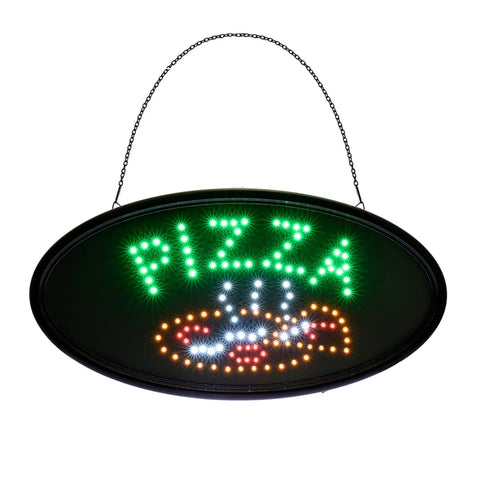 Alpine Industries ALP497-07 LED Pizza Sign 23"W x 14"H Wall Mount