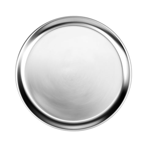 Thunder Group ALPTWR011 11" Round Wide Rim Aluminum Pizza Tray