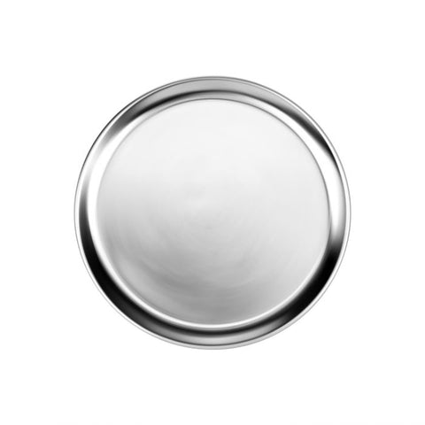 Thunder Group ALPTWR017 17" Round Wide Rim Aluminum Pizza Tray