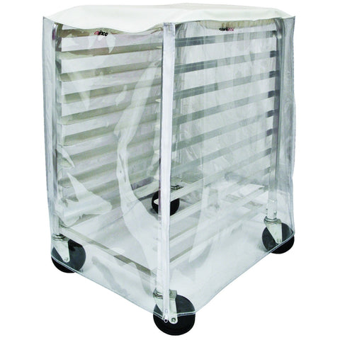 Winco ALRK-10 10-Tier End-Load Aluminum Sheet Pan Rack with 3" Spacing