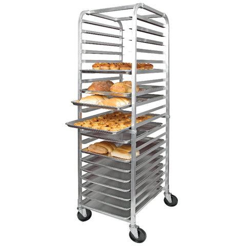 Winco ALRK-20 - 20-Tier End-Load Aluminum Sheet Pan Rack with 3" Spacing