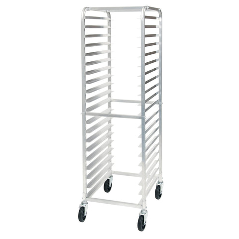 Winco ALRK-20 - 20-Tier End-Load Aluminum Sheet Pan Rack with 3" Spacing