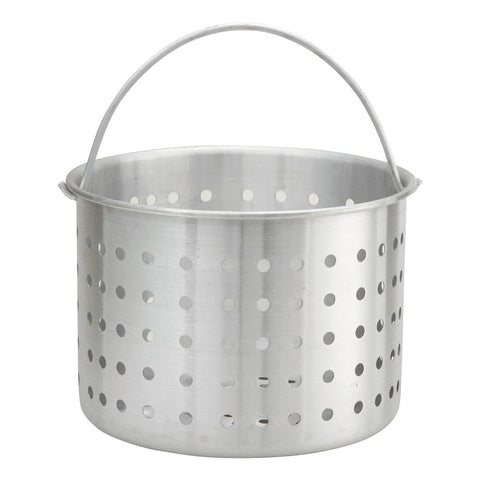 Winco ALSB-80 Aluminum Stock Pot Steamer Basket, 80 Quart