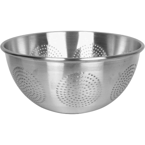 Thunder Group ALSKAC001 Heavy Duty 12 Qt. Aluminum Asian Style Colander