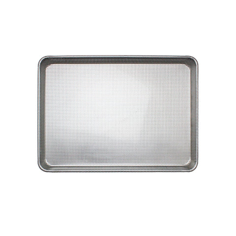 Thunder Group ALSP1813PG Half-Size Fully Perforated Glazed Aluminum Sheet Pan, 16 Gauge