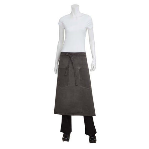 Chef Works ALWAQ024PEW0 Dorset Bistro Apron, Pewter