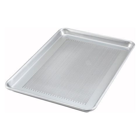 Winco ALXP-1318P Half-Size Perforated Aluminum Sheet Pan, 13" x 18"