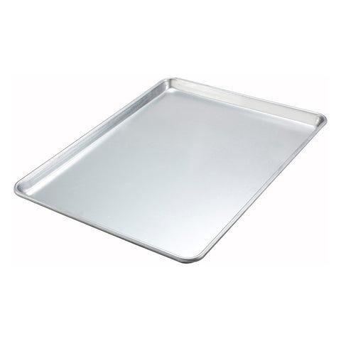 Winco ALXP-1622 2/3 Size Aluminum Sheet Pan with Closed Bead