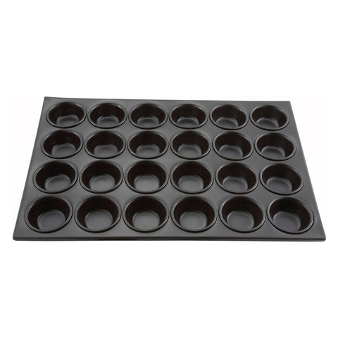 Winco AMF-24NS 24-Cup Non-Stick Aluminum Muffin Pan, 3 oz.