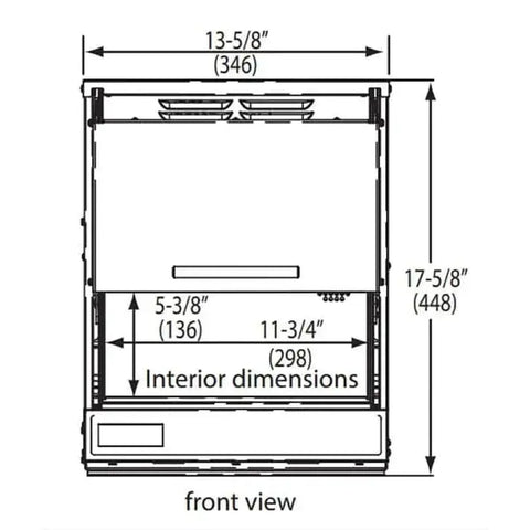 ACP (Amana Commercial Products) AOC24 Commercial Microwave Oven, 2400W, 0.319 cu ft