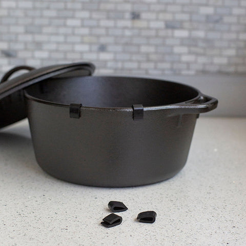 Lodge APP11 Cast Iron Pot Protectors, Set of 6