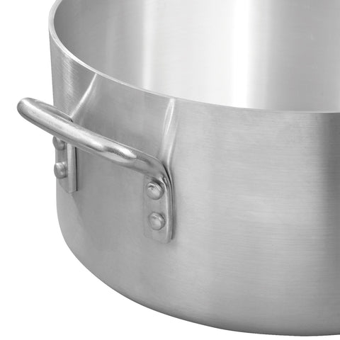 Winco APS-20 20 Quart Aluminum Pasta Cooker Set with 4 Stainless Steel Inserts