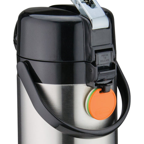 Winco APSK-730 3-Liter Lever Top Stainless Steel Lined Airpot