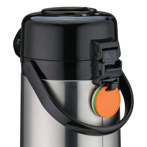 Winco APSP-930 Stainless Steel Lined Push Button Airpot, 3 Liter