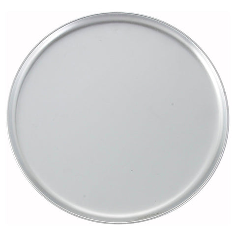 Winco APZC-12 12" Round Coupe Aluminum Pizza Pan