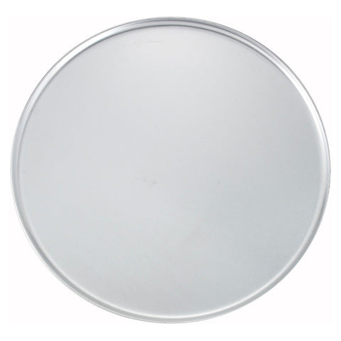 Winco APZC-15 15" Round Coupe Style Aluminum Pizza Pan