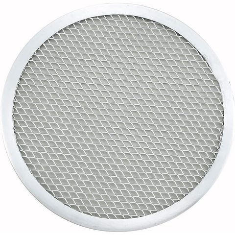 Winco APZS-8 8" Seamless Aluminum Pizza Screen