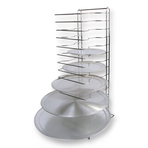 Winco APZT-1015 15-Slot Countertop Pizza Pan Rack