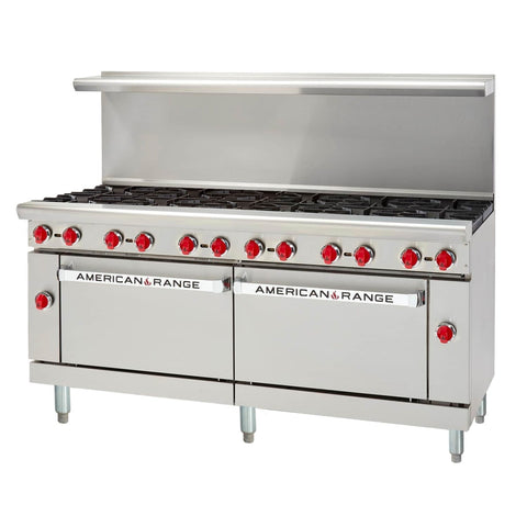American Range AR-12-CC 72 inch 12-Burner Gas Range with Double Convection Ovens