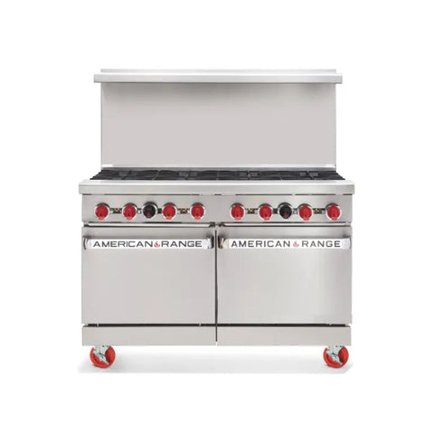 American Range AR-48G 48 Inch Space Saver Gas Range with 48 Inch Griddle and (2) Ovens