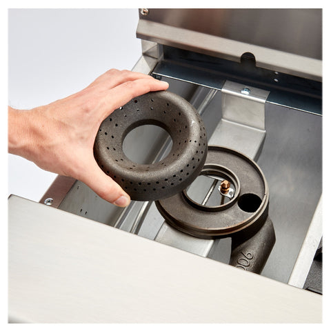 American Range AR-4 24 in 4-Burner Gas Restaurant Range with Space Saver Oven