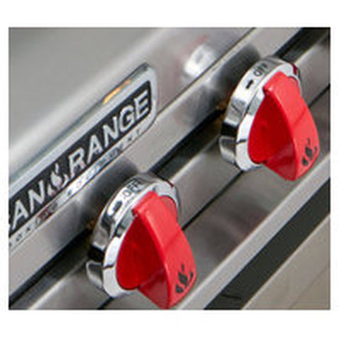 American Range AR-24G-6B 60 in Gas Restaurant Range with 6 Burners, 24 in Griddle, and 2 Standard Ovens