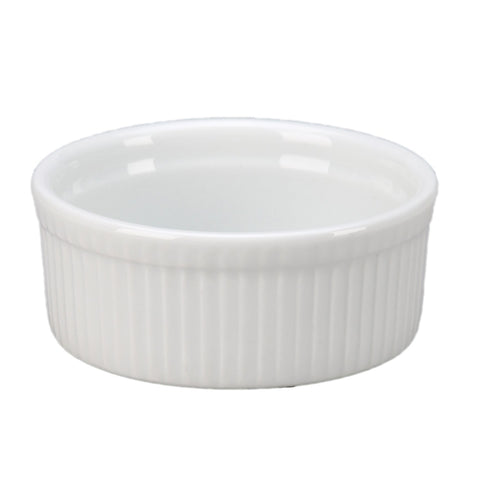 Vertex China ARG-60 Market Buffet 10 oz. Fluted Souffle Bowl