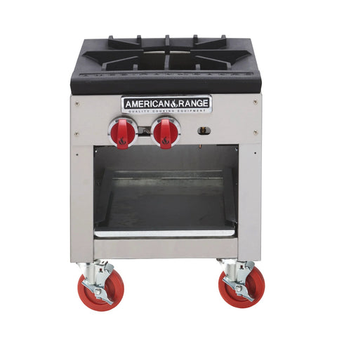 American Range ARSP-18-2 2-Burner Stock Pot Range with 3-Ring Burners