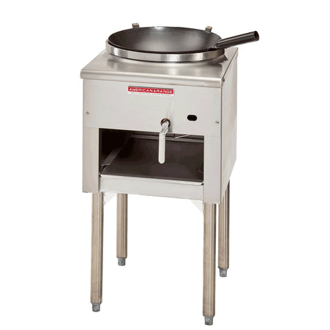 American Range ARWR-3R Single Burner Wok Range, 3-Ring 90,000 BTU (Natural Gas)