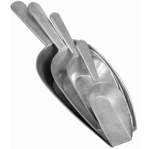 Winco ASFB-24 Aluminum Flat Bottom Utility Scoop, 24 oz