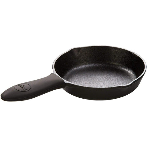 Lodge ASHHM11 Mini Silicone Black Hot Handle Holder for Cast Iron Skillets