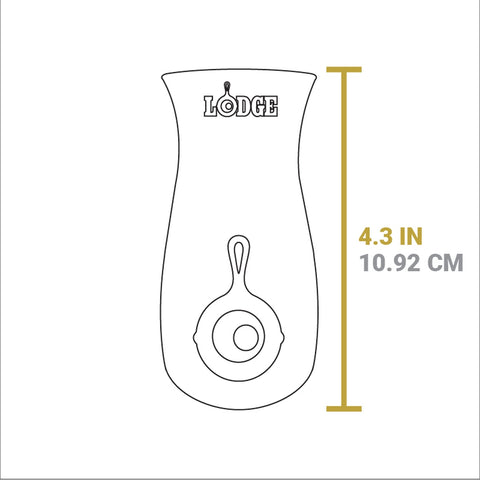 Lodge ASHHM41 Mini Silicone Hot Handle Holder, Red