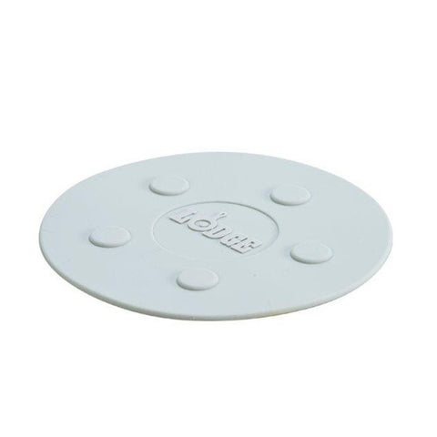 Lodge Manufacturing ASLMT41 8 Inch Silicone Magnetic Trivet, Gray