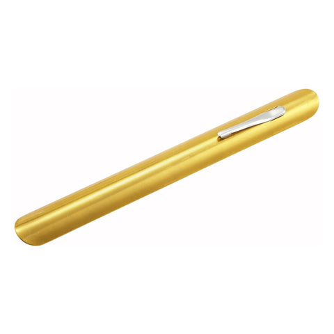 Winco ATC-16G Gold Aluminum Table Crumber with Pocket Clip