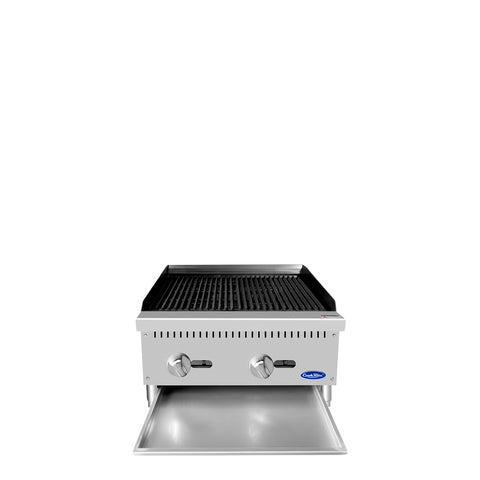Atosa ATCB-24 CookRite 24" Countertop Gas Char Rock Broiler