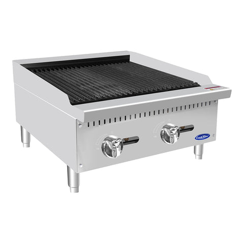 Atosa ATCB-24 CookRite 24" Countertop Gas Char Rock Broiler