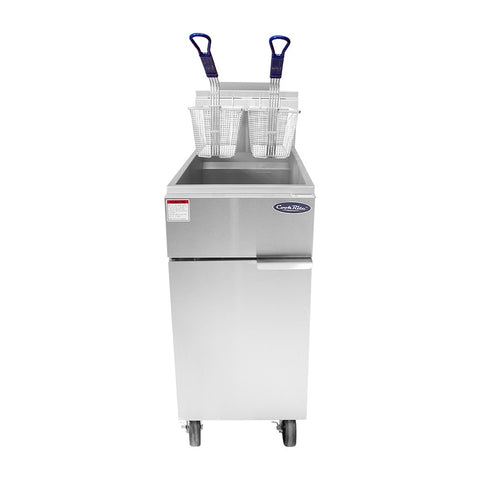 Atosa USA, Inc. ATFS-40-LP 40 lb LP Gas Floor Deep Fryer