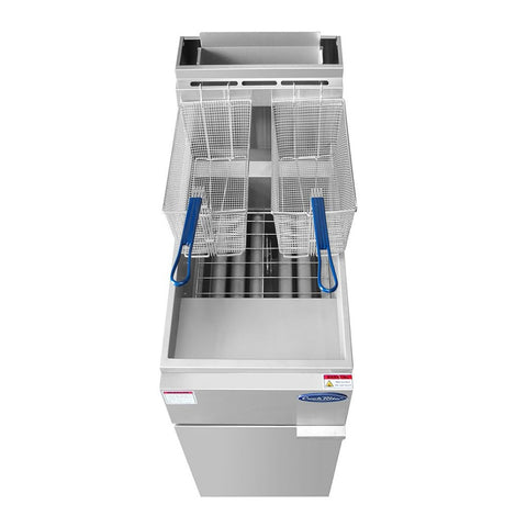 Atosa USA, Inc. ATFS-40-LP 40 lb LP Gas Floor Deep Fryer